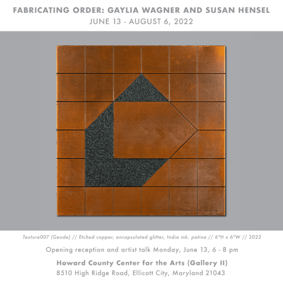 Gallery show announcement for June 13 through August 6 2022